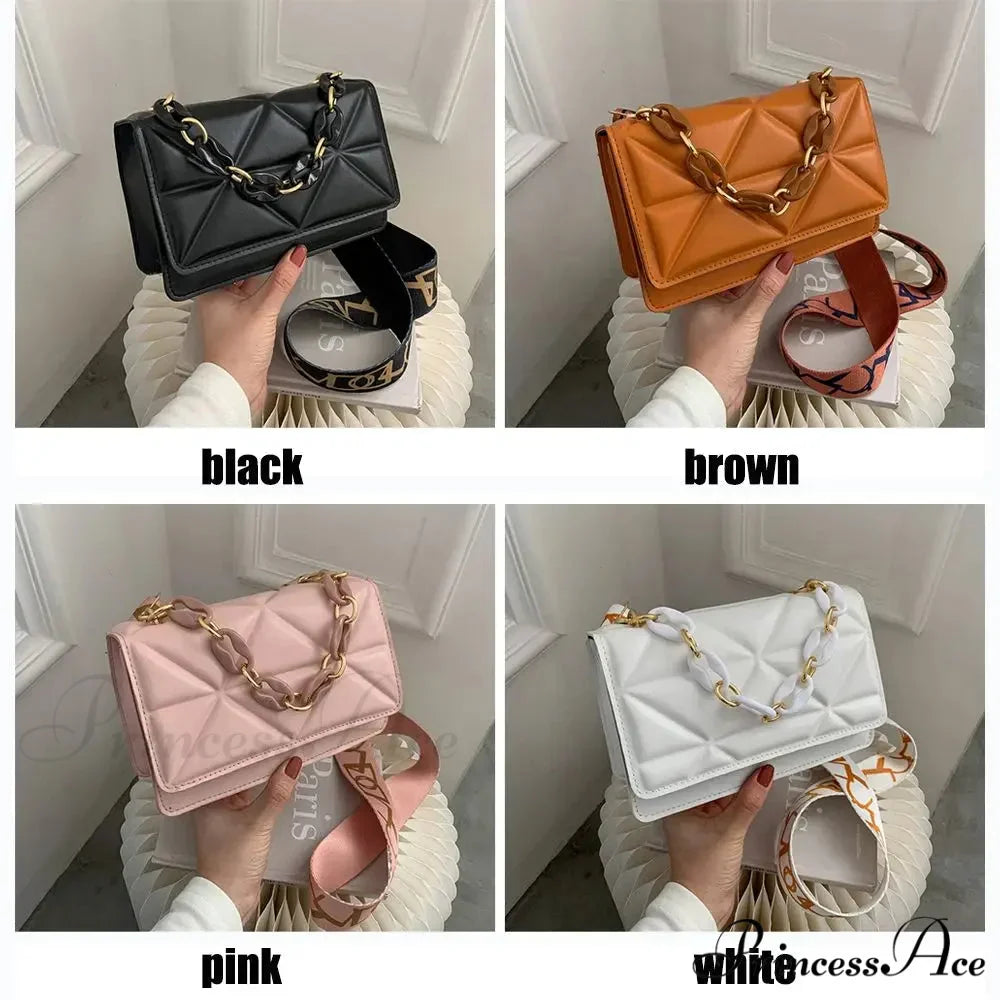 Spacious Capacity Synthetic Leather Informal Crossbody