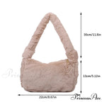 Spacious Capacity Synthetic Leather Shoulder Bag