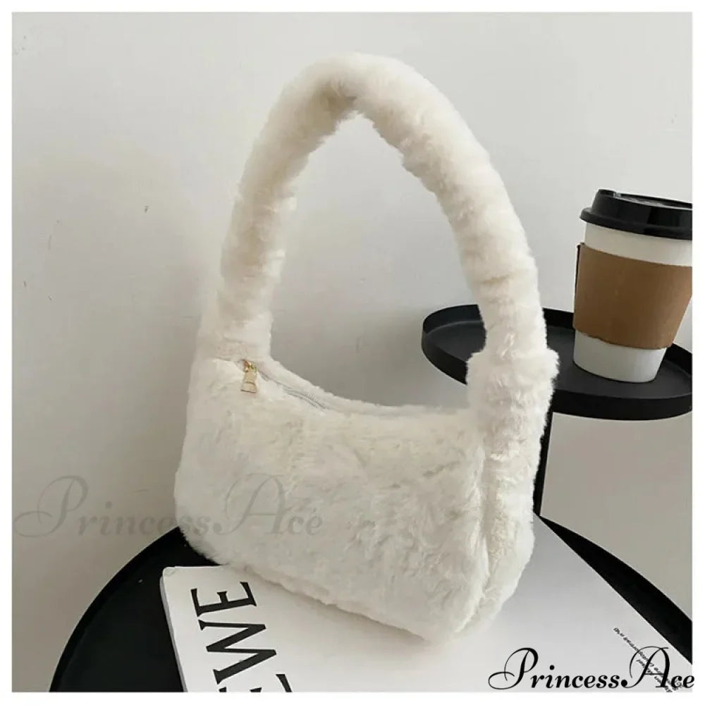 Spacious Capacity Synthetic Leather Shoulder Bag