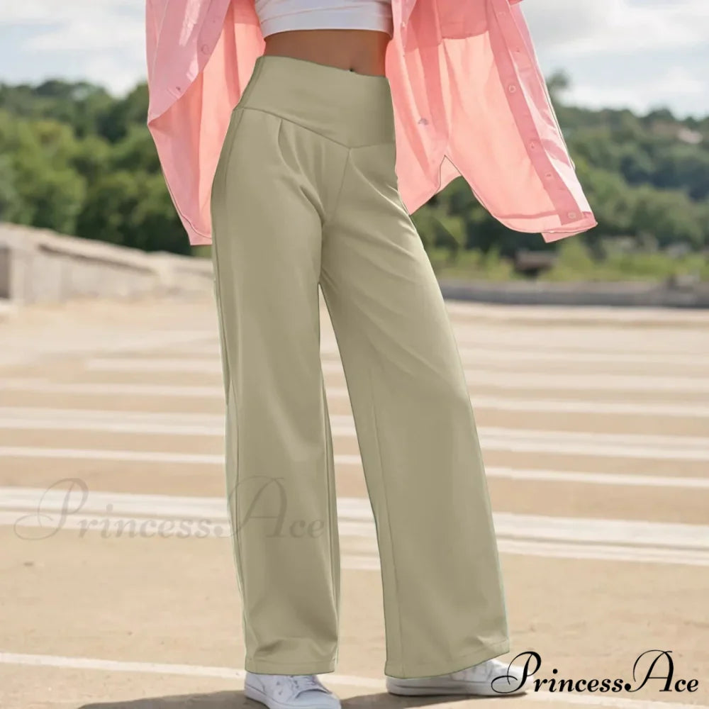 Spacious Leg Yoga Trousers