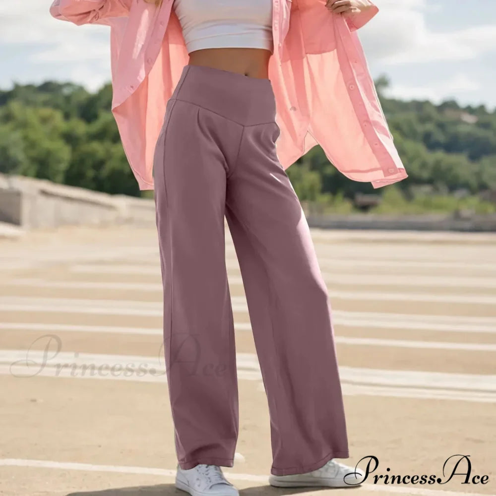 Spacious Leg Yoga Trousers