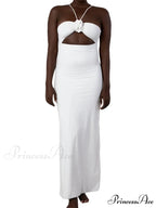 Spaghetti Strap Sling for Women 3D Flower Hollow Out Summer Party Cocktail Female Vestidos Clubwear