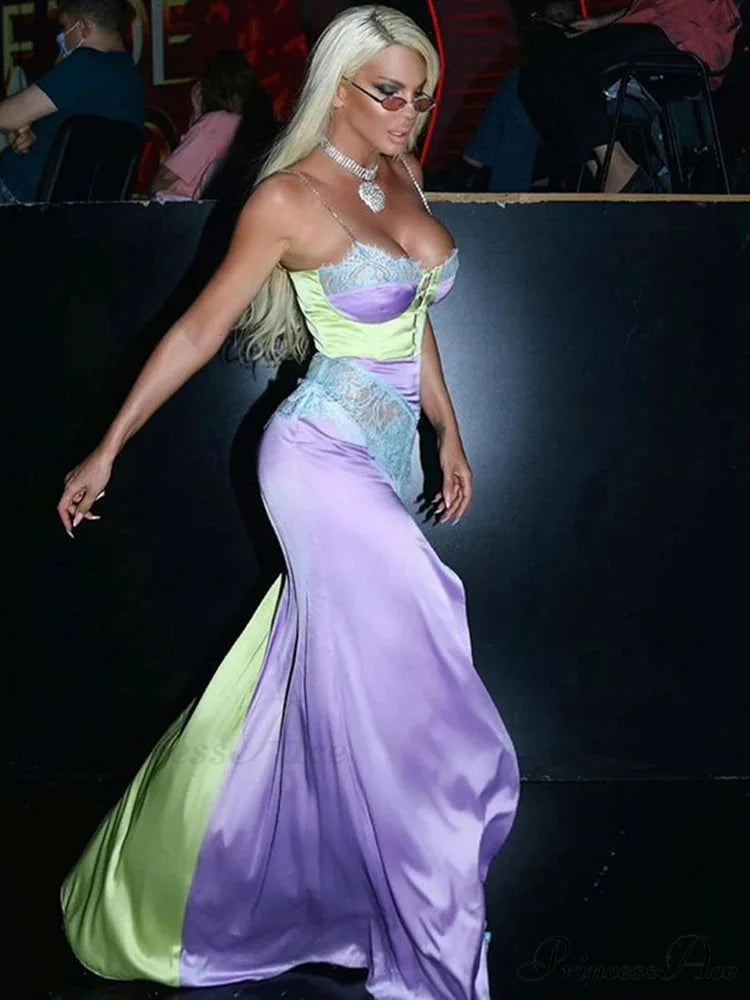 Sparkling Band Lace Mini Dress