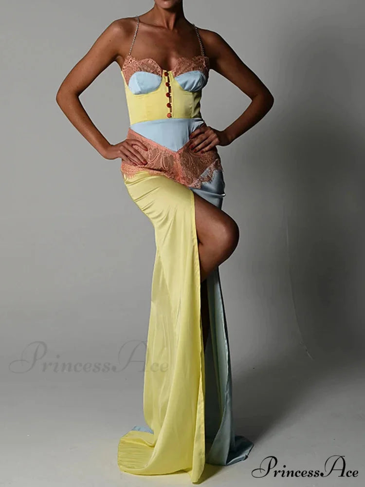 Sparkling Band Lace Mini Dress