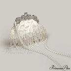 Sparkling Bead Gem Evening Clutch Bag