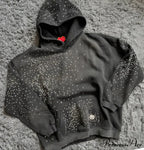 Sparkling Black Pullover Hoodie