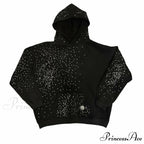 Sparkling Black Pullover Hoodie