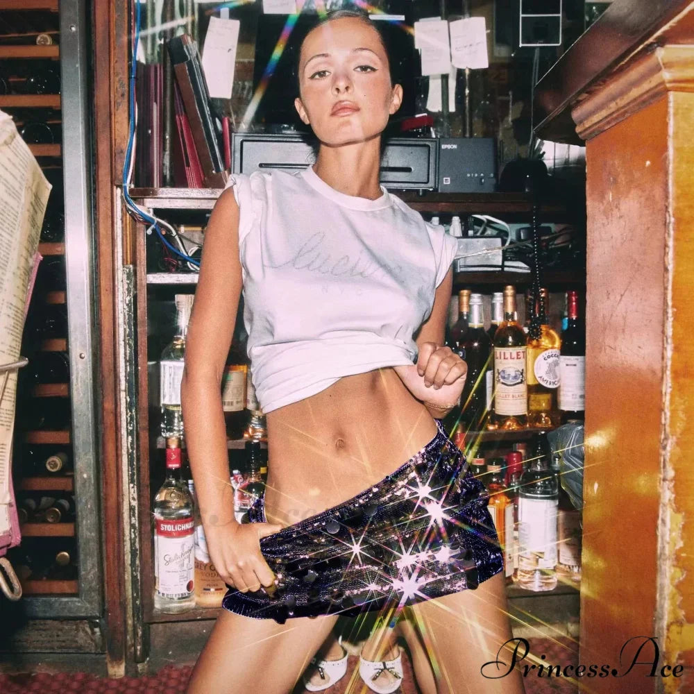 Sparkling Bodycon Pencil Celebration Skirt