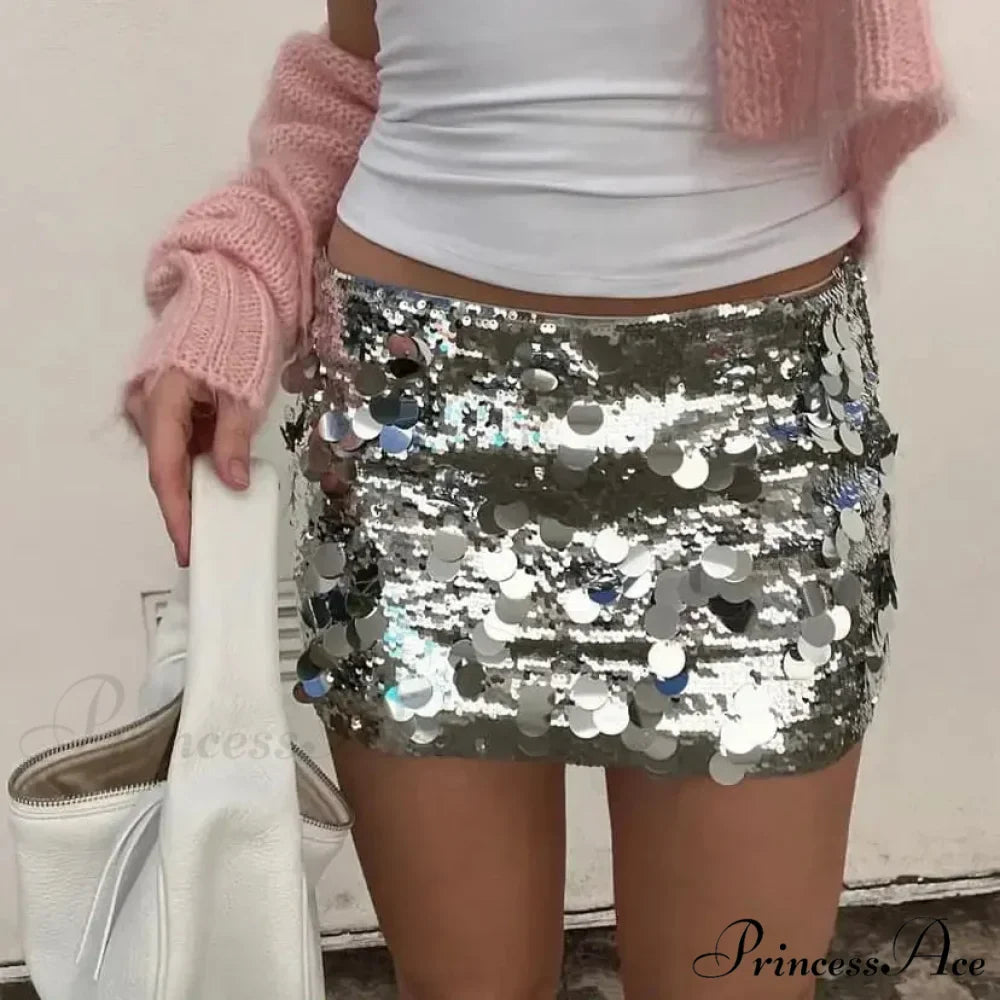 Sparkling Bodycon Pencil Celebration Skirt
