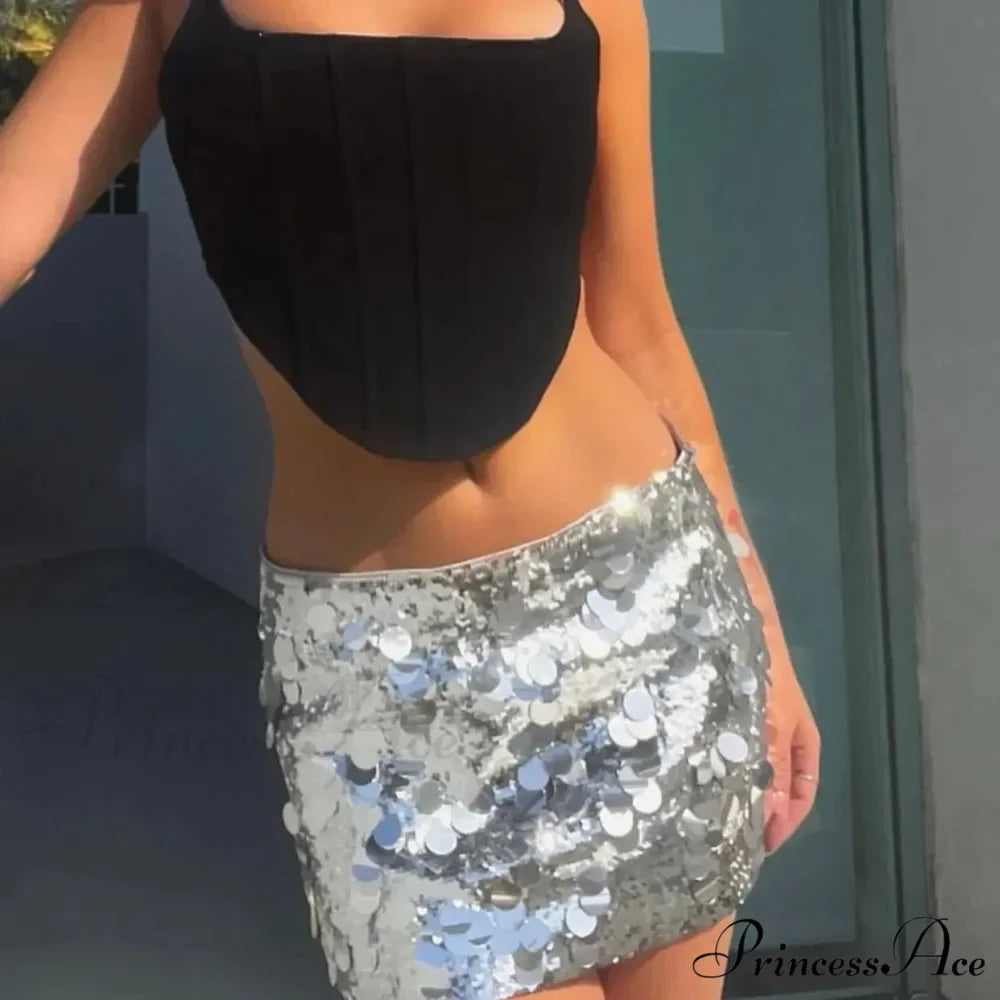 Sparkling Bodycon Pencil Celebration Skirt