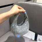 Sparkling Crystal Rhinestone Handcrafted Evening Clutch Bag
