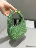 Sparkling Crystal Rhinestone Handcrafted Evening Clutch Bag