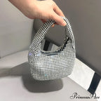 Sparkling Crystal Rhinestone Handcrafted Evening Clutch Bag