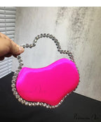 Sparkling Diamond Cloud Shape Evening Wristlet