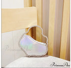 Sparkling Diamond Cloud Shape Evening Wristlet