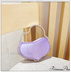 Sparkling Diamond Cloud Shape Evening Wristlet