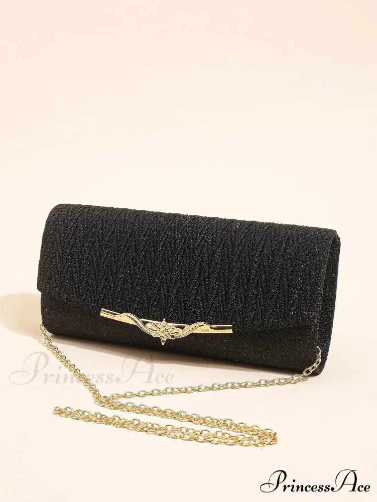 Sparkling Envelope Evening Bag Removable Chain Clutch Bag