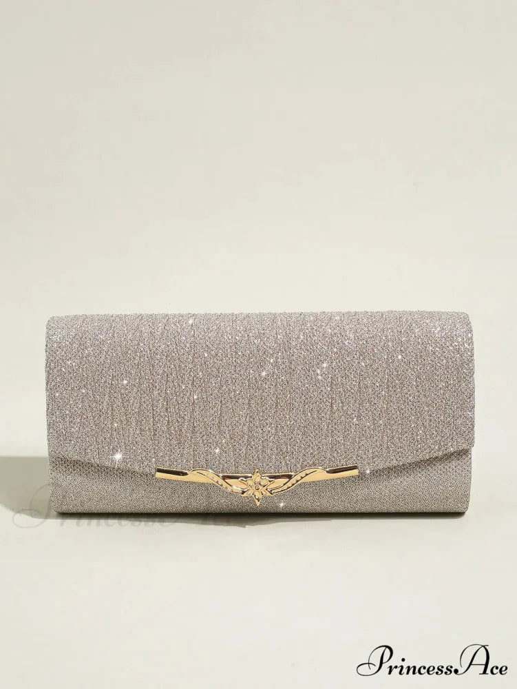 Sparkling Envelope Evening Bag Removable Chain Clutch Bag