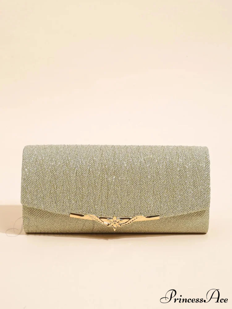 Sparkling Envelope Evening Bag Removable Chain Clutch Bag