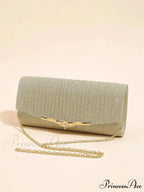Sparkling Envelope Evening Bag Removable Chain Clutch Bag