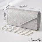 Sparkling Envelope Evening Clutch Women's Day Wedding Party Crossbody Bag