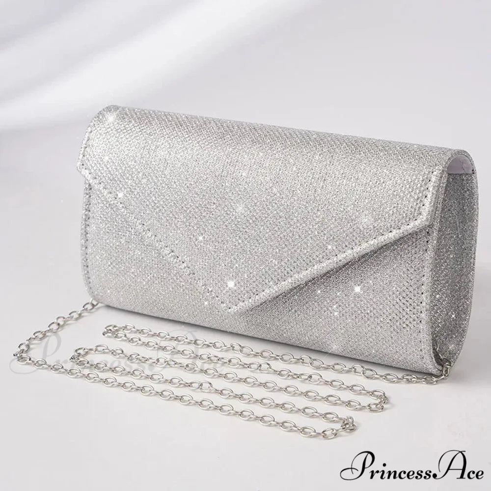 Sparkling Envelope Evening Clutch Women's Day Wedding Party Crossbody Bag