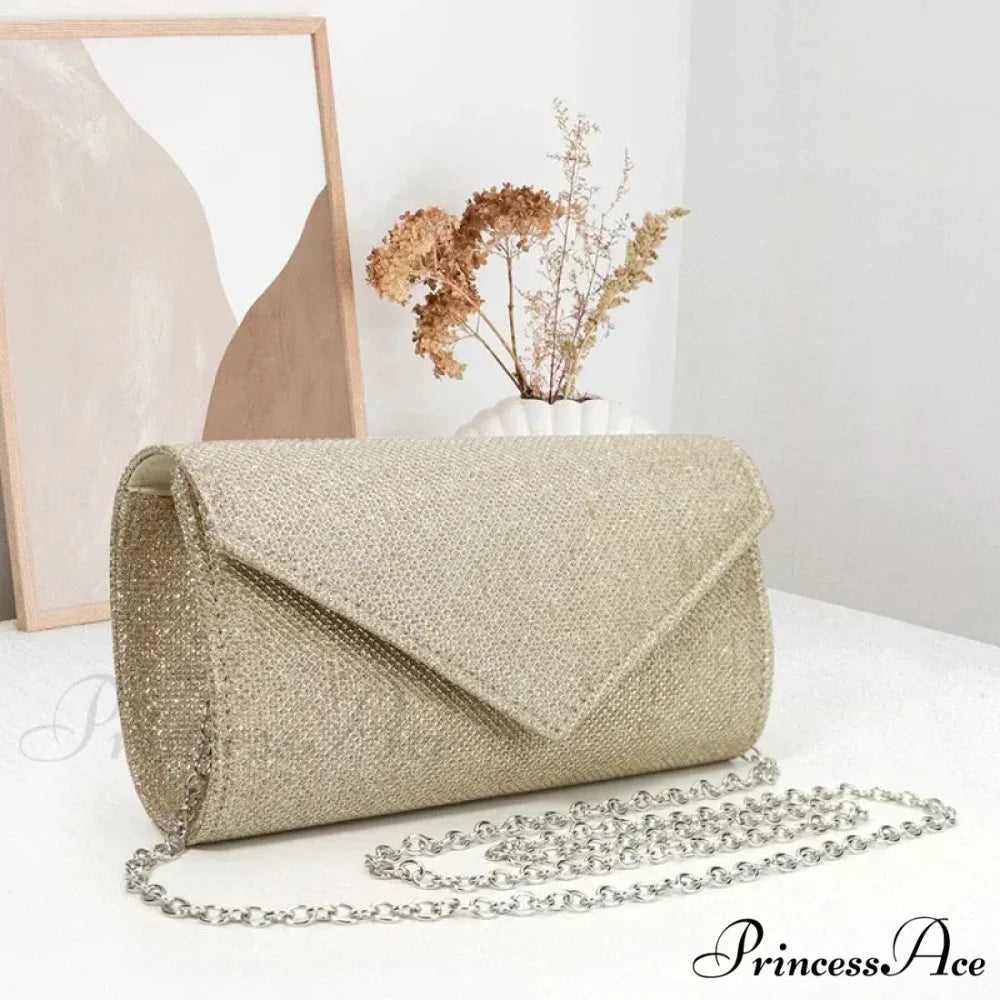 Sparkling Envelope Link Evening Clutch Bag