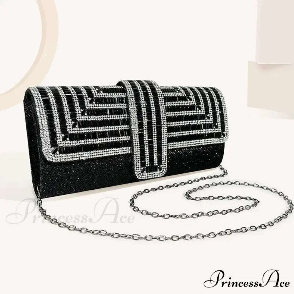 Sparkling Glitter Nighttime Clutch Wristlet