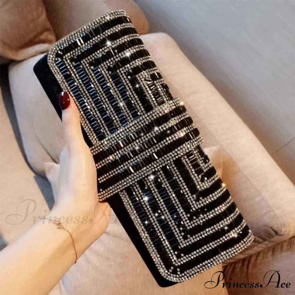 Sparkling Glitter Nighttime Clutch Wristlet