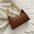 Sparkling Pattern Synthetic Leather Chain Shoulder Purse