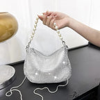 Sparkling Pearl Evening Tote Bag Shoulder Handbag