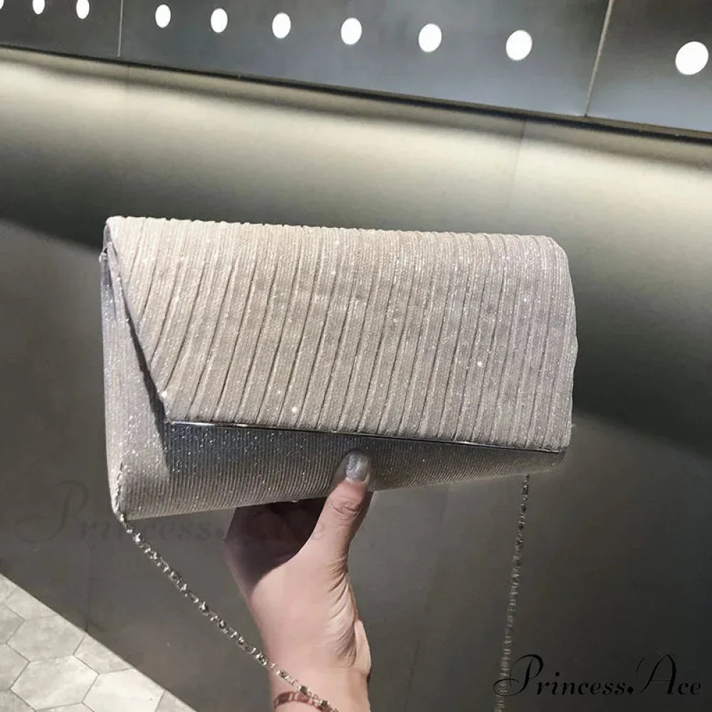 Sparkling Pouch Marriage Celebration Wristlet