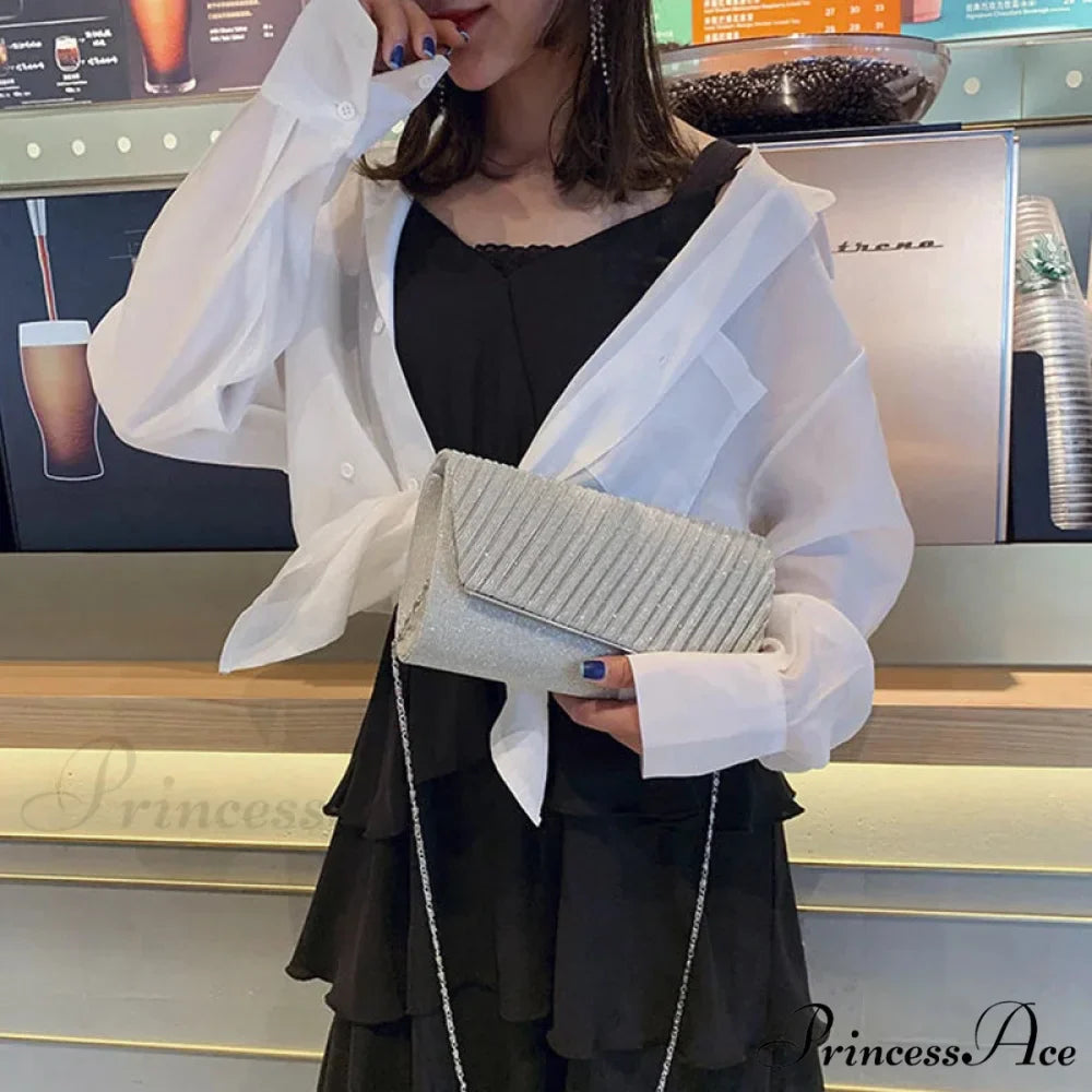 Sparkling Pouch Marriage Celebration Wristlet