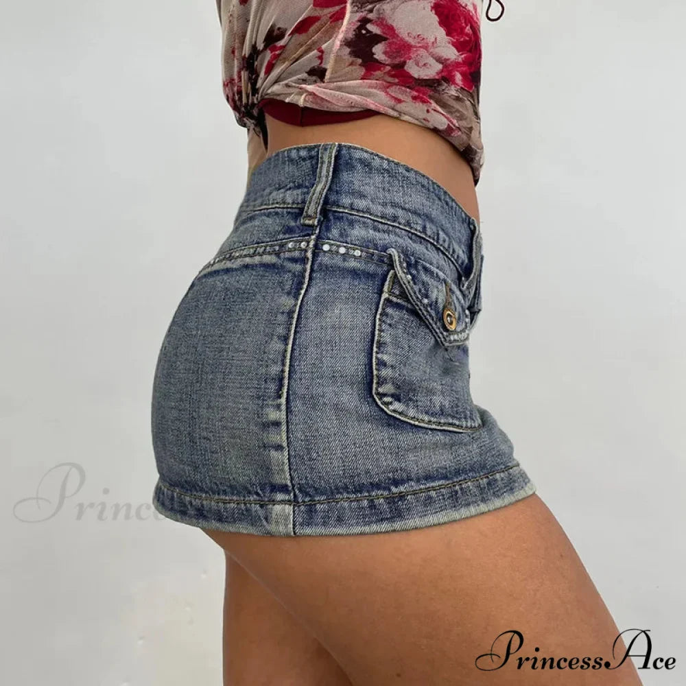 Sparkling Rebel Pocket Skirt