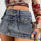 Sparkling Rebel Pocket Skirt