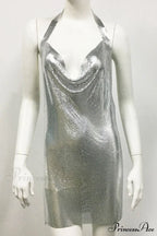 Sparkling Rhinestone Cami Dress