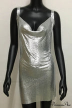 Sparkling Rhinestone Cami Dress