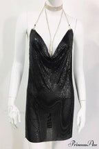 Sparkling Rhinestone Cami Dress