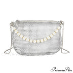 Sparkling Rhinestone Dainty Shoulder Bag Celebration Purse