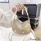 Sparkling Rhinestone Dainty Shoulder Bag Celebration Purse