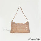 Sparkling Rhinestone Evening Bag Gemstone Shoulder Wedding Celebration Clutch