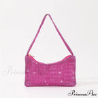 Sparkling Rhinestone Evening Bag Gemstone Shoulder Wedding Celebration Clutch