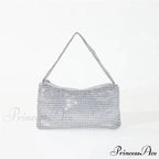Sparkling Rhinestone Evening Bag Gemstone Shoulder Wedding Celebration Clutch