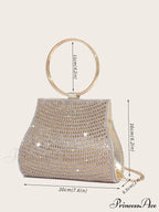 Sparkling Rhinestones Wedding Evening Clutch Purse