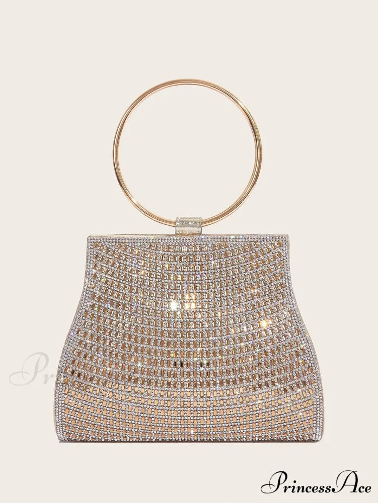 Sparkling Rhinestones Wedding Evening Clutch Purse