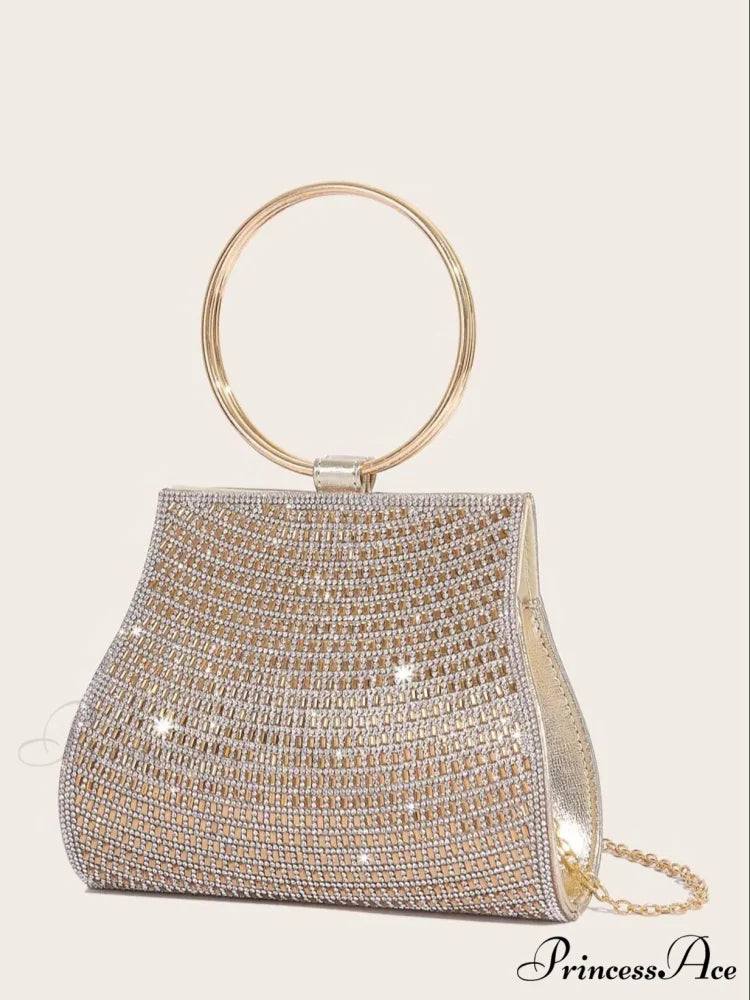 Sparkling Rhinestones Wedding Evening Clutch Purse