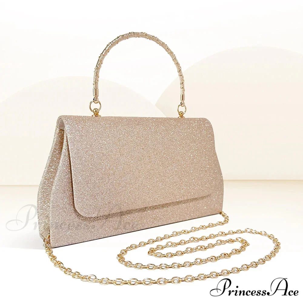 Sparkling Sequin Evening Clutch Handbags Crossbody Bag