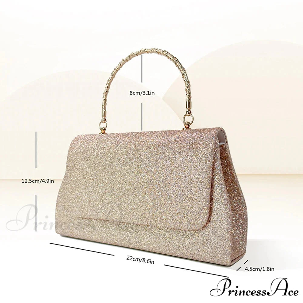 Sparkling Sequin Evening Clutch Handbags Crossbody Bag