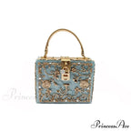 Sparkling Sequined Heart Evening Clutch Purse