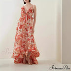 Sparkling Sequined Open Back Formal Gown